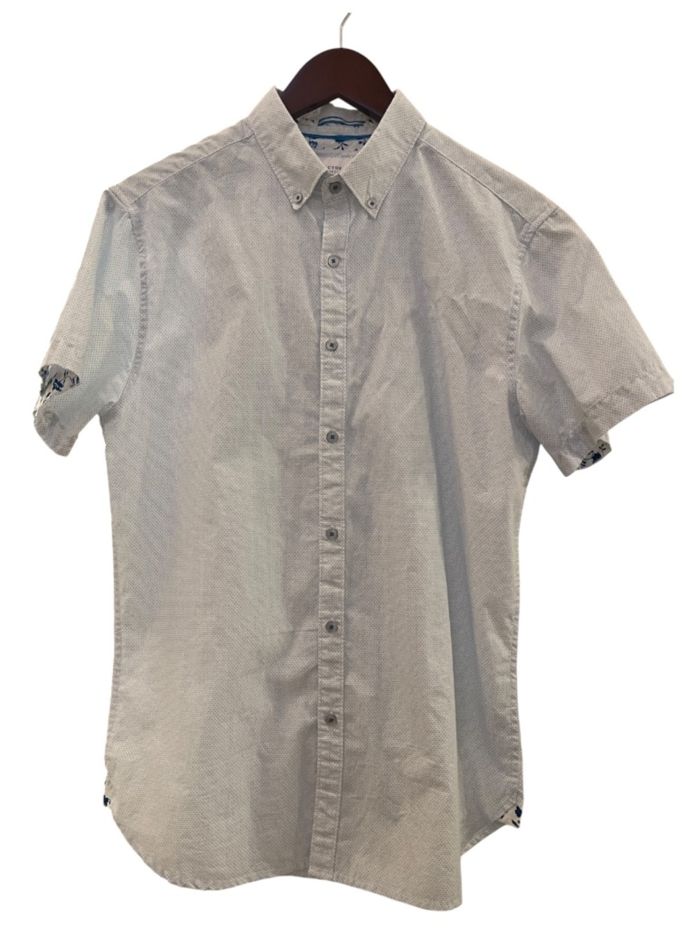 Cactus Man by Ricky Singh cotton button down shirt men's size small short sleeve